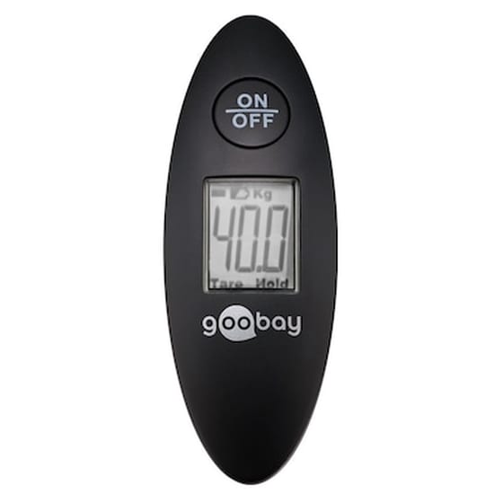 Goobay Ηλεκτρονική Ζυγαριά Αποσκευών 71882, Kg, Lb, Μαύρη image 1