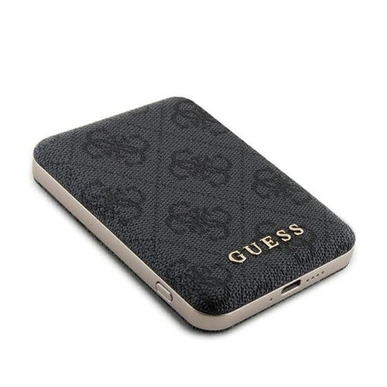 Powerbank Guess 4G Magnetic Compatible MagSafe 5000mAh - Μαύρο image 5