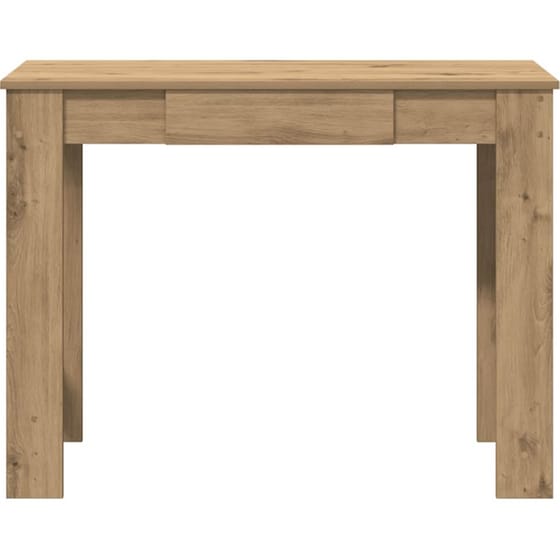Γραφείο VidaXL από Επεξεργασμένο Ξύλο 100x45x75 cm - Artisan Δρυς image 3