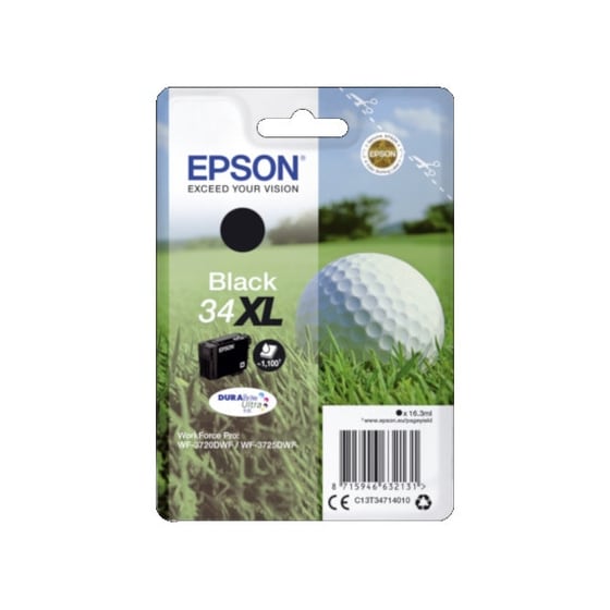 Epson 34XL Μαύρο Μελάνι Εκτυπωτή C13T34714010 image 0