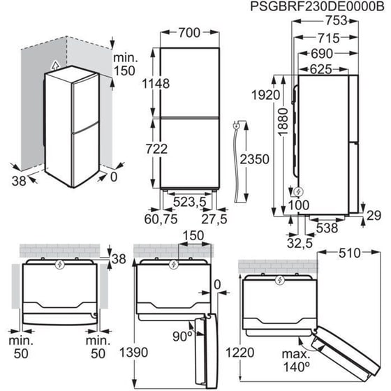 AEG ORC6M481EX No Frost 481 Lt Inox Ψυγειοκαταψύκτης image 10