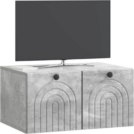 Επιτοίχιο Έπιπλο Τηλεόρασης VidaXL 59.5x41x30 cm - Γκρι image 1
