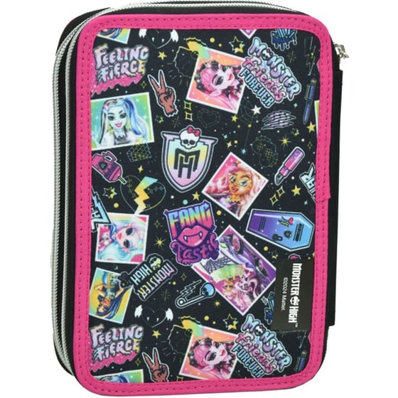 Κασετίνα Παραλληλόγραμμη Γεμάτη Gim Monster High image 2