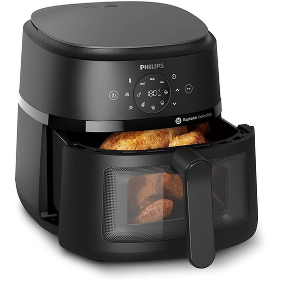 PHILIPS NA230/00 1700 W με Αποσπώμενο Κάδο 6.2 L Μαύρη Φριτέζα Αέρος image 2