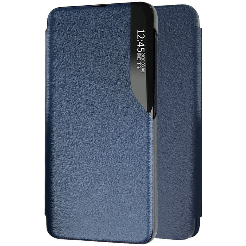 Θήκη Samsung Galaxy S24 Ultra 5G - Ancus Smart Flip Book Case - Μπλέ