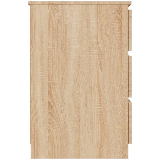 Γραφείο με Συρτάρια VidaXL από Μασίφ Ξύλο Ακακίας 110x50cm - Καφέ image 5