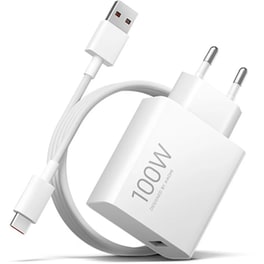 Σετ Φόρτισης Xiaomi Charging Combo (GaN) USB-A 100W - White