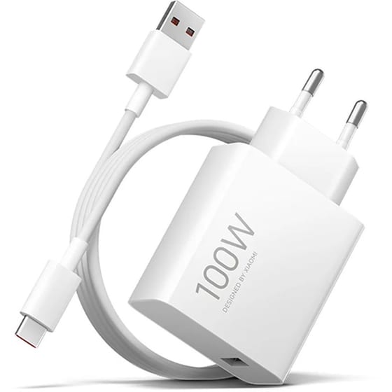 Σετ Φόρτισης Xiaomi Charging Combo (GaN) USB-A 100W - White image 0