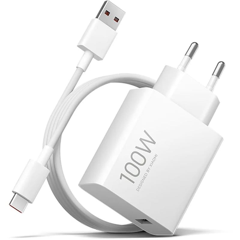 Σετ Φόρτισης Xiaomi Charging Combo (GaN) USB-A 100W - White
