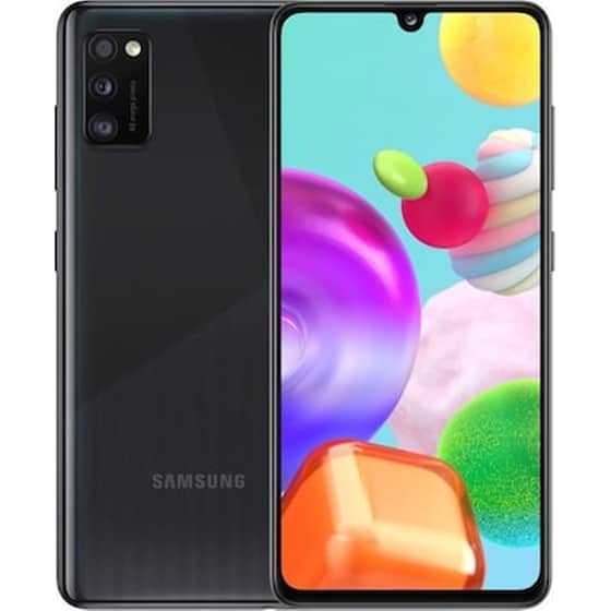 Smartphone Samsung Galaxy A41 64GB Dual Sim Prism Crush Black image 0
