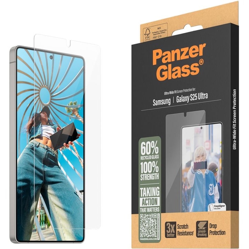 PANZERGLASS Προστατευτικό οθόνης Samsung Galaxy S25 Ultra - PanzerGlass Ultra Wide