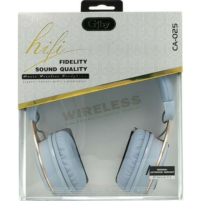GJBY Ακουστικά Headset Gjby CA-025 - Μπλε