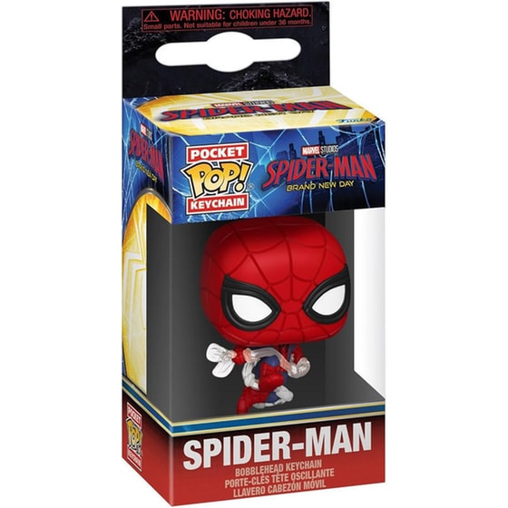 Funko Pocket Pop! Keychain - Spider-Man: Brand New Day - Spider-Man image 1