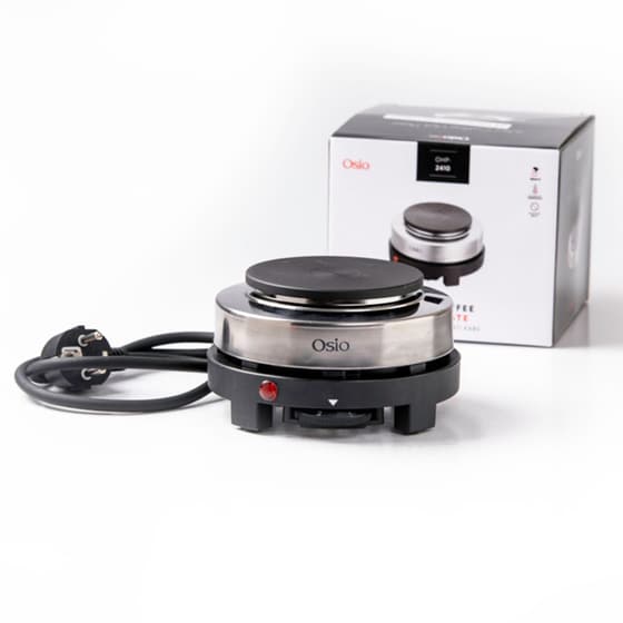Επιτραπέζια Εστία Ηλεκτρική OSIO OHP-2410 500 W Ασημί image 5