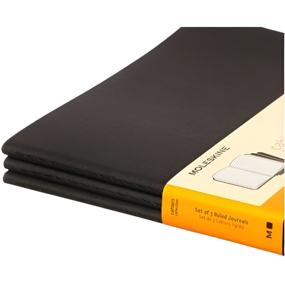 Σημειωματάριο Moleskine Cahier Journal Μαύρο Extra XL (3 Τεμάχια) image 3