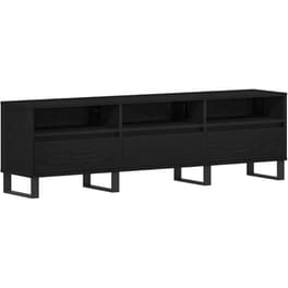 Έπιπλο Τηλεόρασης VidaXL 150 x 30 x 44,5 cm - Μαύρη Οξιά