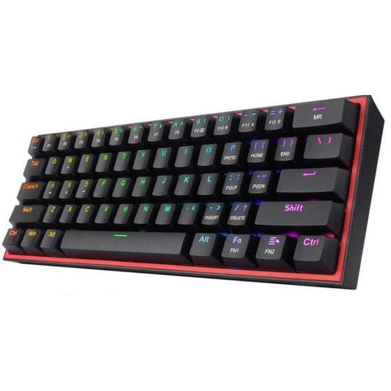Gaming Πληκτρολόγιο Redragon Fizz Pro K616 Ασύρματο Μηχανικό RGB - Black image 1