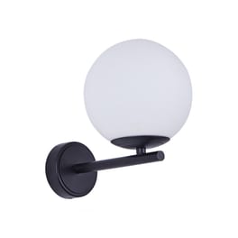 Απλίκα Τοίχου Homelighting Flake 77-8287 Μεταλλική 22x15x15 cm - Μαύρη/Λευκή