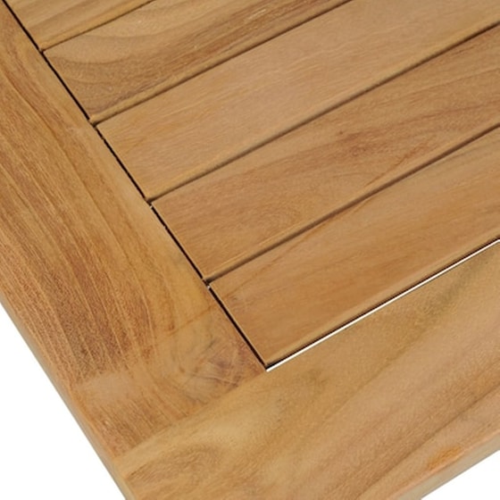 Τραπεζάκι Σαλονιού VidaXL από Ξύλο Teak 90x50x45cm - Καφέ image 5