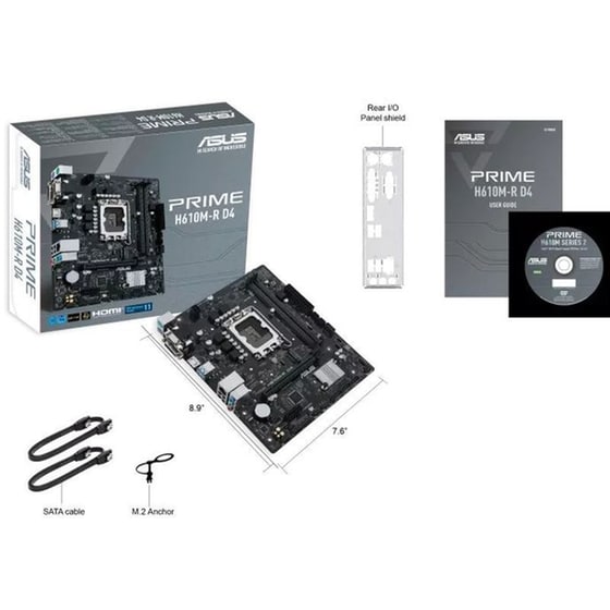 ASUS PRIME H610M-R D4 Micro ATX με Intel 1700 Socket image 5