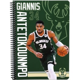 Τετράδιο Σπιράλ NBA 17X25 B6 2 Θεμάτων Antetokounmpo (1 Τεμάχιο)