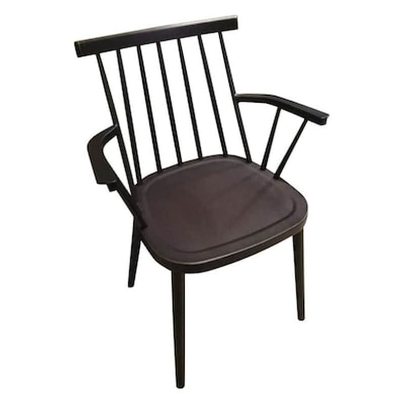 HOMEMARKT Καρέκλα Αλουμινίου Με Μπράτσα Yvonne Καφέ