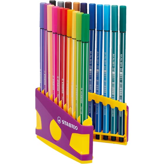 Μαρκαδόροι Γραφής Stabilo Pen 68 Colorparade 1.0 mm (20 Τεμάχια) image 2