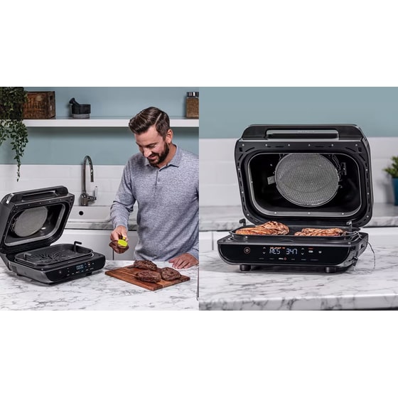 NINJA AG551EU FOODI MAX με Καπάκι 2460 W 3.8 L Μαύρο Φριτέζα Αέρος image 3