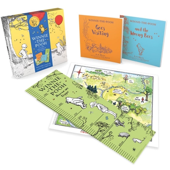Winnie-the-Pooh: Gift Box (with 2x books, height chart & poster) image 0