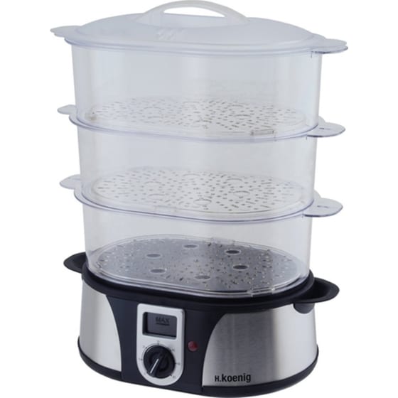 H.KOENIG VAP12 1000 W 12 L Inox Ατμομάγειρας image 2