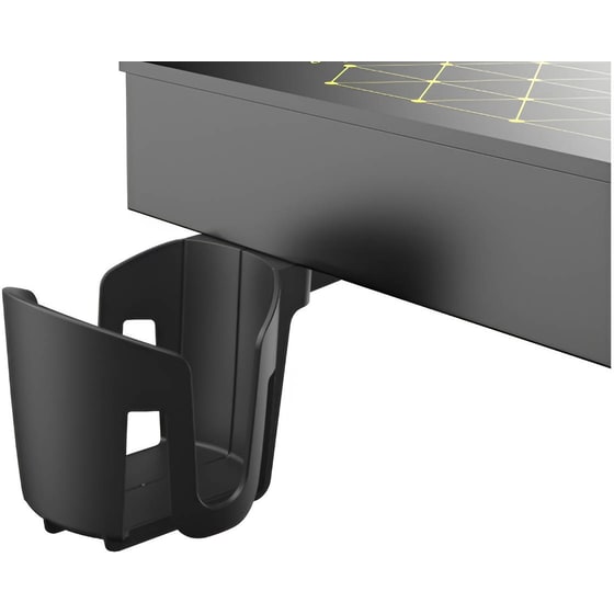 Γραφείο Gaming Eureka Ergonomic GEN-I43 ESPORT από Carbon Fiber 110x61cm - Μαύρο image 3