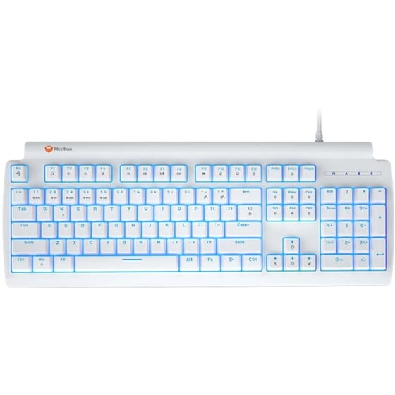 Meetion Mk600rd Gaming Μηχανικό Ενσύρματο Πληκτρολόγιο Λευκό (US) image 0