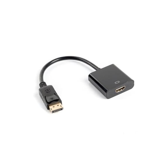 Adapter Lanberg Ad-0009-bk (displayport M - Hdmi F; 0,10m; Black Color) image 0