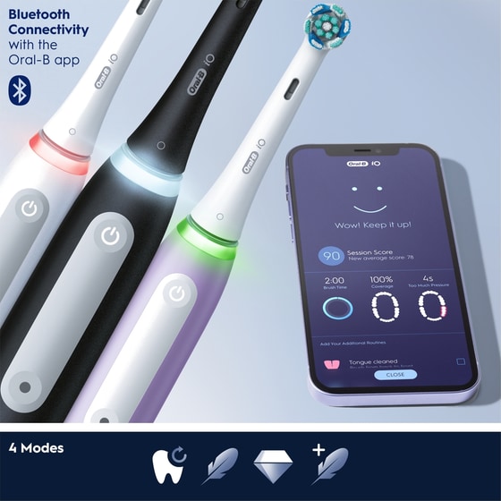 Ηλεκτρική Οδοντόβουρτσα ORAL-B iO SERIES 4 Μαύρο image 4