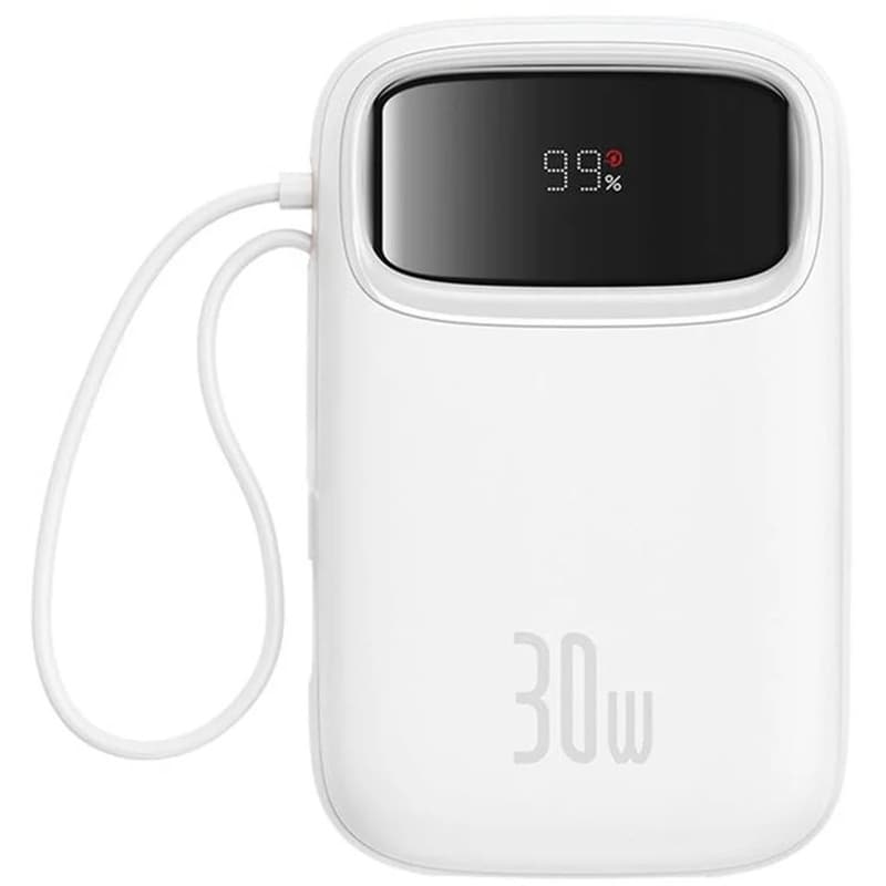 Powerbank Baseus QPow 2 10.000mAh 30W - White