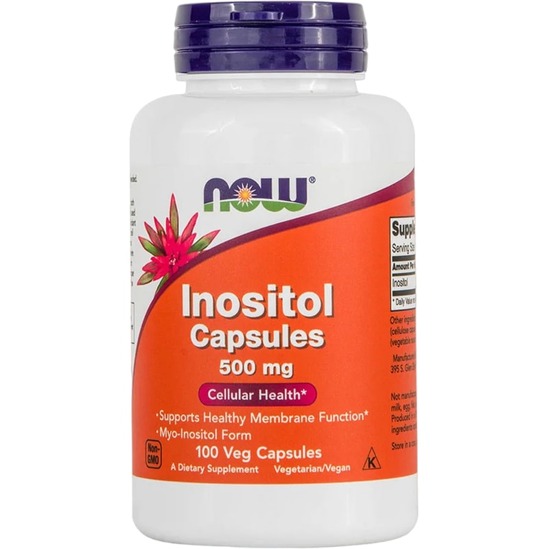 Ειδικό Συμπλήρωμα Now Inositol Capsules 500mg - 100 κάψουλες