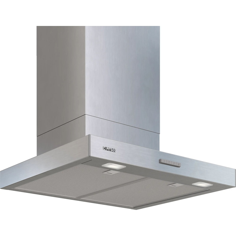 PITSOS PTK6D73G 60 cm Inox Απορροφητήρας Καμινάδα - Τζάκι