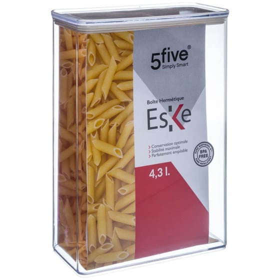 Δοχείο Τροφίμων Spitishop Πλαστικό 20.3x10.3x27.2cm - Διάφανο image 1