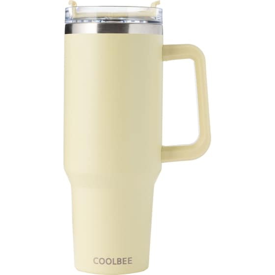 Θερμός Handled Tumbler Coolbee Μπεζ 1200 ml image 1