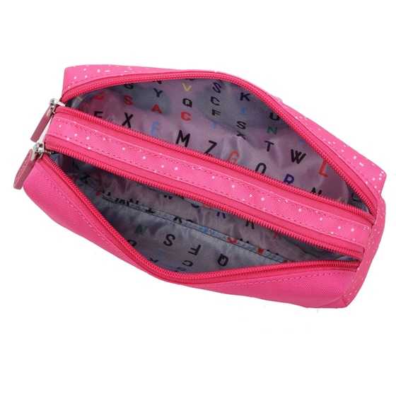 Κασετίνα Οβάλ Lycsac Pink Vibes Διπλή image 3