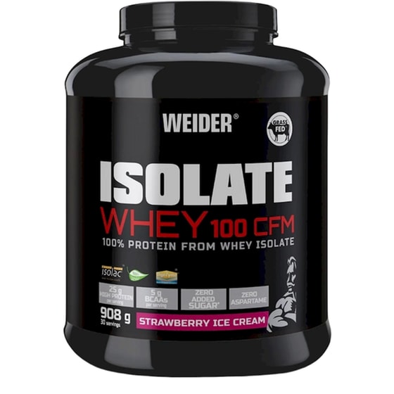 Πρωτεΐνη Weider Isolate Whey 100 Cfm Φράουλα - 908gr image 0
