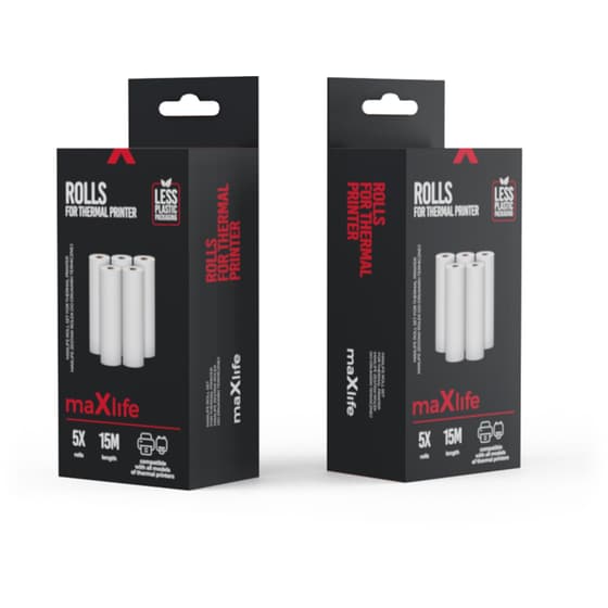 Χαρτοταινία Θερμική Maxlife για ταμειακή μηχανή 3m image 0