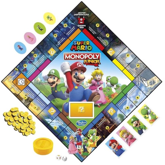 Monopoly Junior Super Mario Edition Επιτραπέζιο (Hasbro) image 3