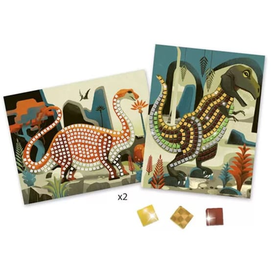 Μωσαϊκό Με Αυτοκόλλητα - Δεινόσαυροι image 1