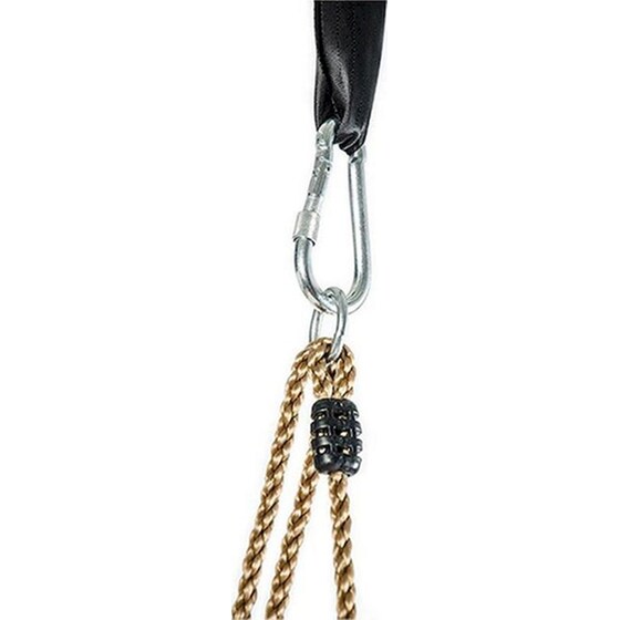 Aria Trade Παιδική Κούνια Φωλιά Κρεμαστή 27x4cm με Ρυθμιζόμενο Ύψος - Κίτρινη image 5