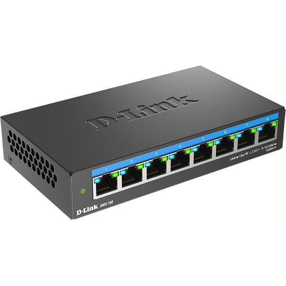 D-Link DMS-108/E 2.5G Multi Gigabit Unmanaged Network Switch (2.500 Mbps) image 1