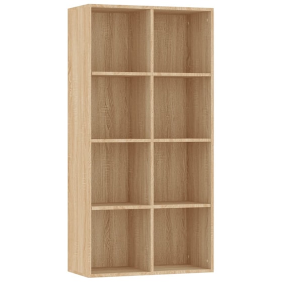 Βιβλιοθήκη VidaXL από Μοριοσανίδα 66x30x130 cm - Sonoma/ Μπεζ image 0
