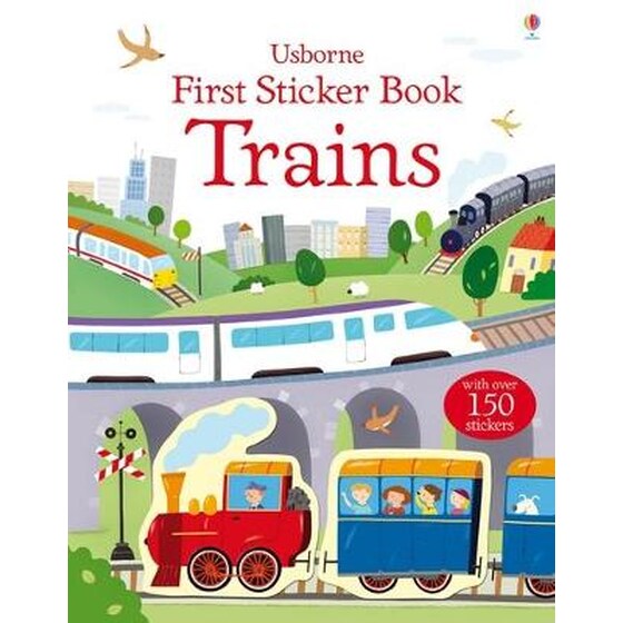 First Sticker Book Trains image 0