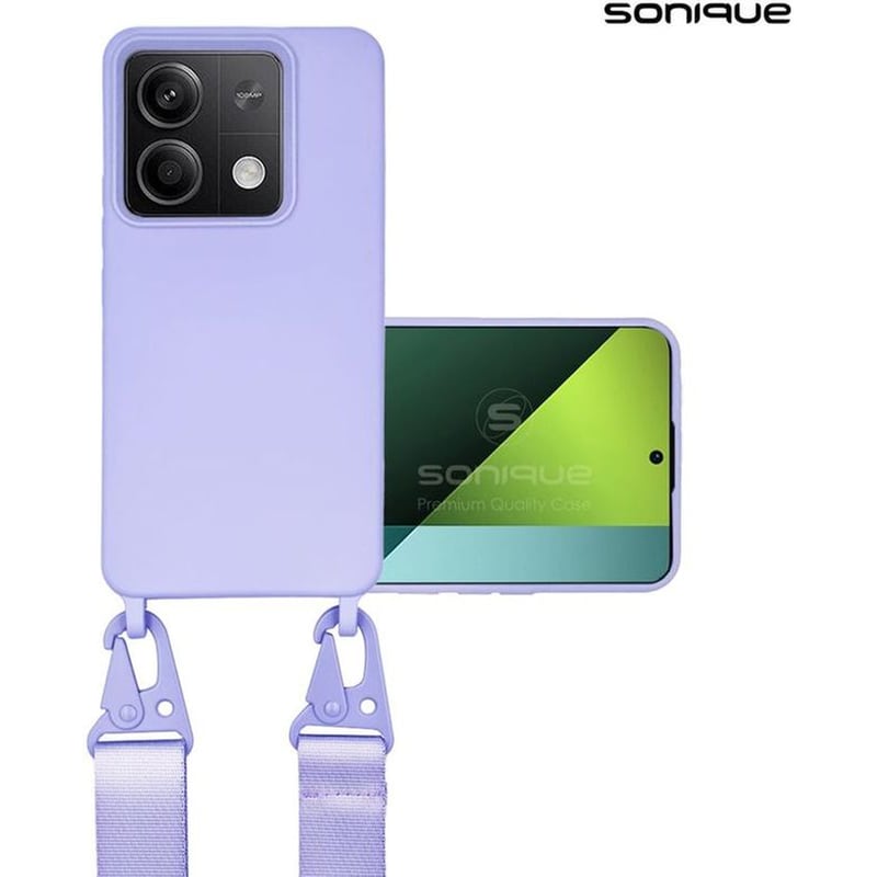 Θήκη Xiaomi Redmi Note 13 5G - Sonique Με Strap - Λιλά