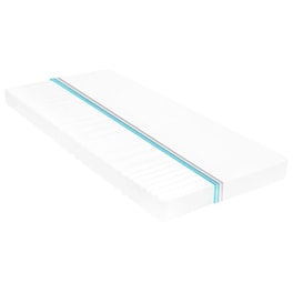 Vidaxl Στρώμα Με 7 Ζώνες 90x200 Εκ./10 Εκ. Αφρός Πολυουρεθάνης H2 H3